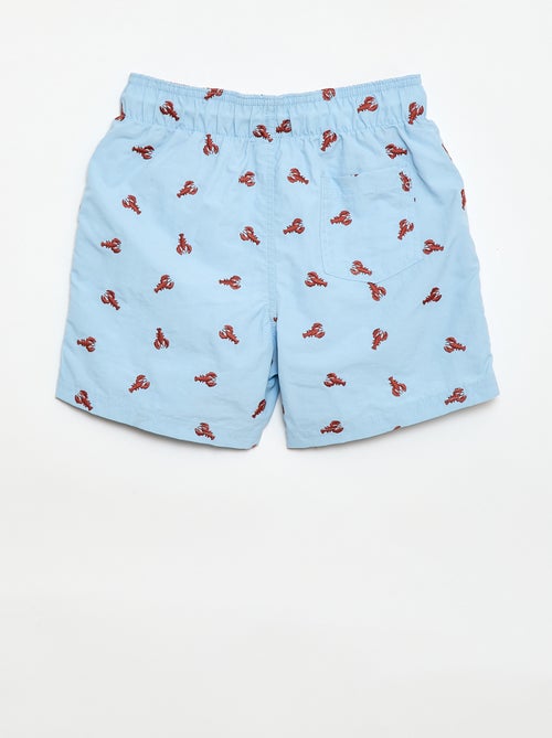 Bermuda da bagno stampato all-over tropicale - Kiabi