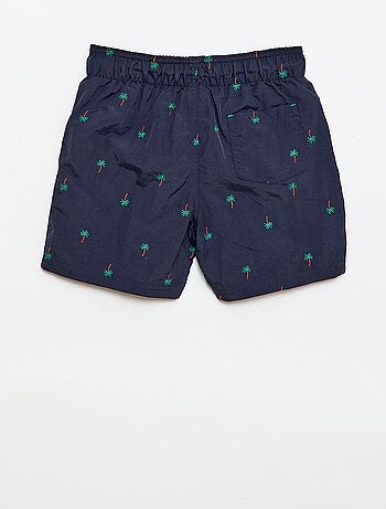 Bermuda da bagno stampato all-over tropicale