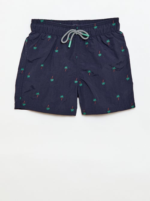 Bermuda da bagno stampato all-over tropicale - Kiabi