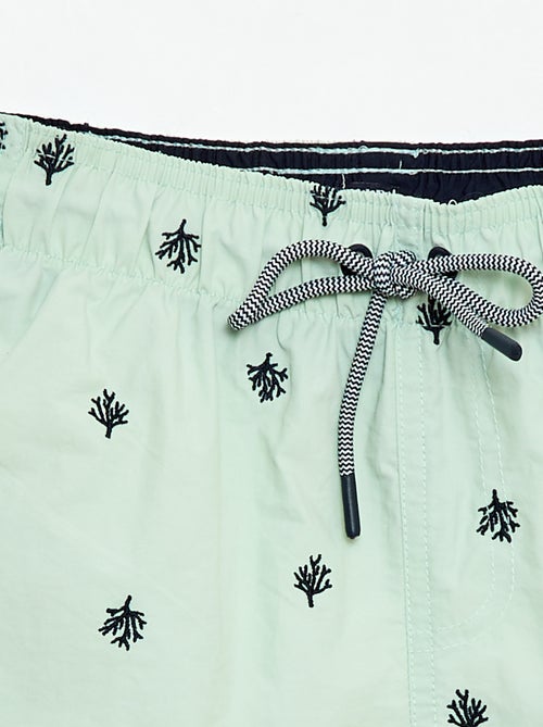 Bermuda da bagno stampato all-over tropicale - Kiabi