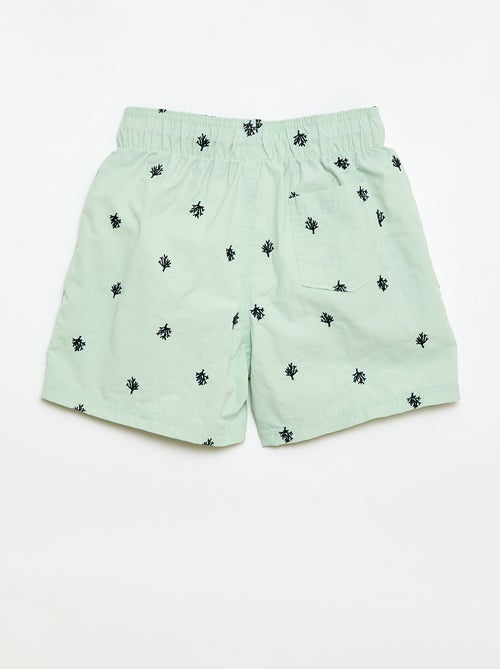 Bermuda da bagno stampato all-over tropicale - Kiabi