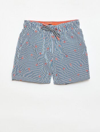 Bermuda da bagno stampato all-over tropicale