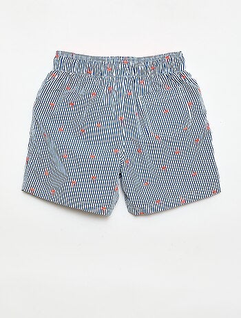 Bermuda da bagno stampato all-over tropicale