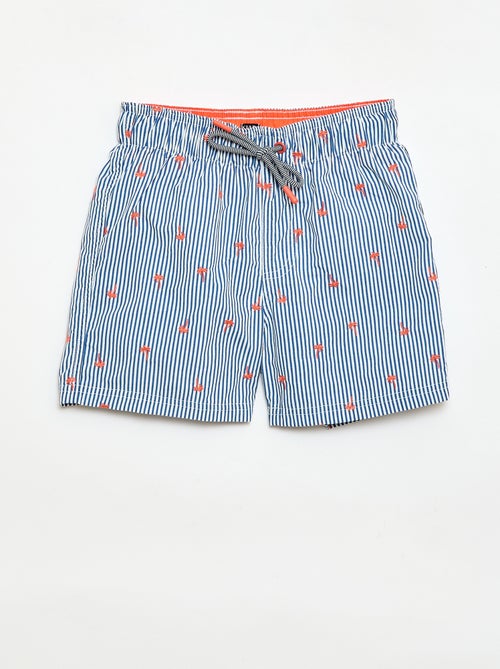 Bermuda da bagno stampato all-over tropicale - Kiabi