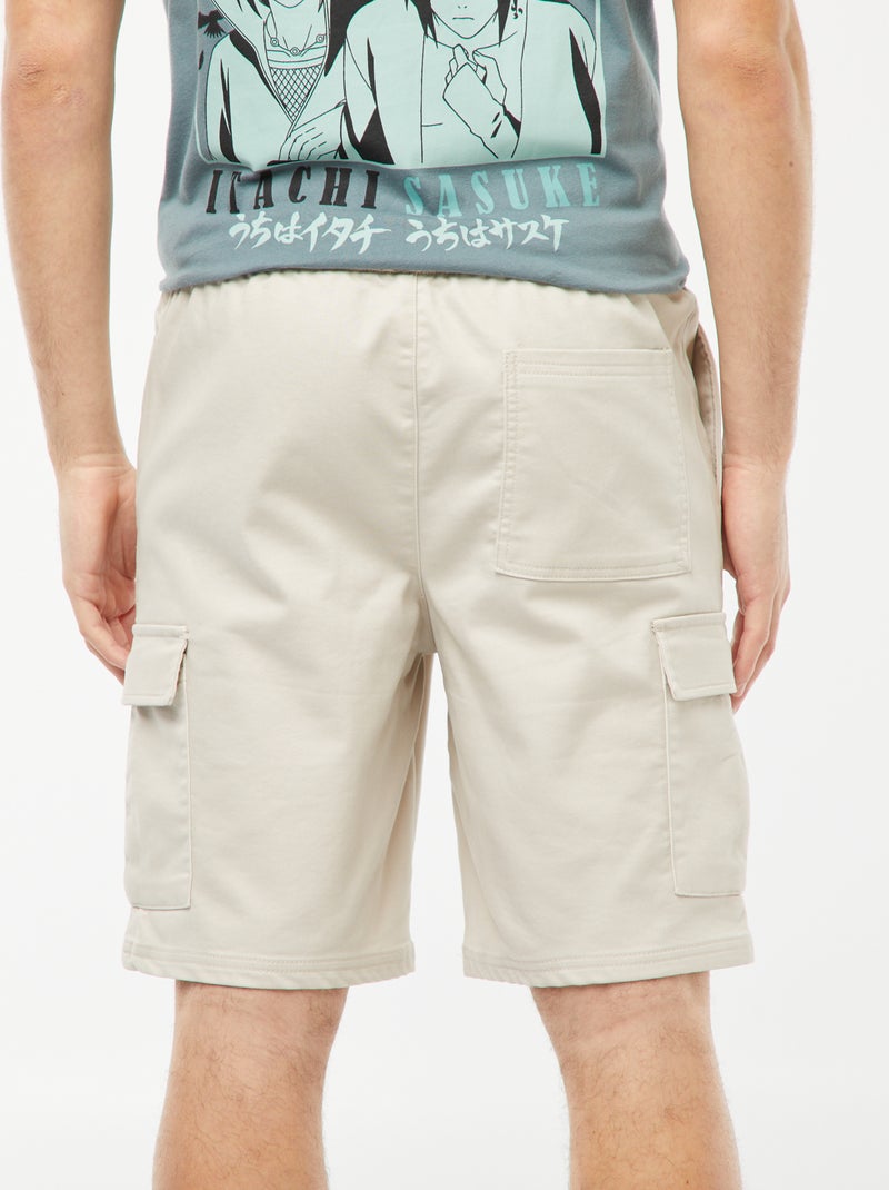 Bermuda dritti con tasche con patta GRIGIO - Kiabi
