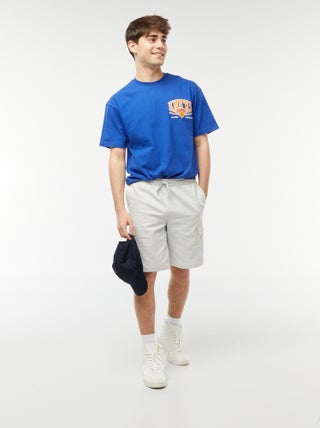 Bermuda dritti con tasche con patta