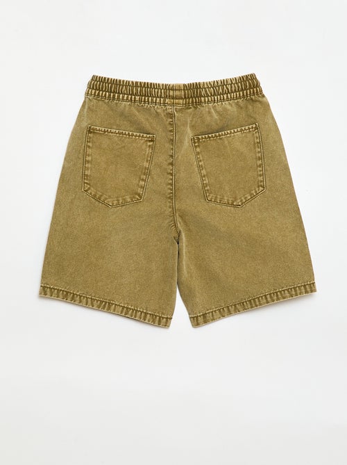 Bermuda dritto con vita elasticizzata - Kiabi
