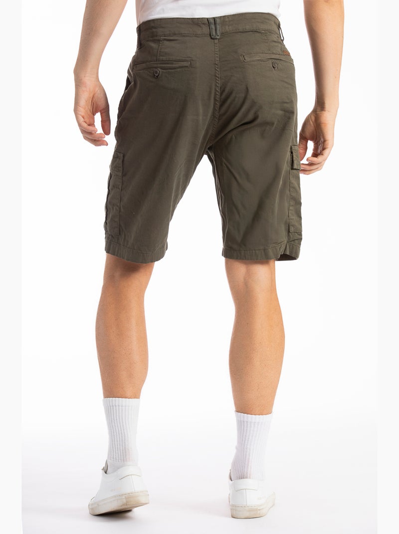 Bermuda Fibreflex®cargo fit FRANKY Cachi - Kiabi