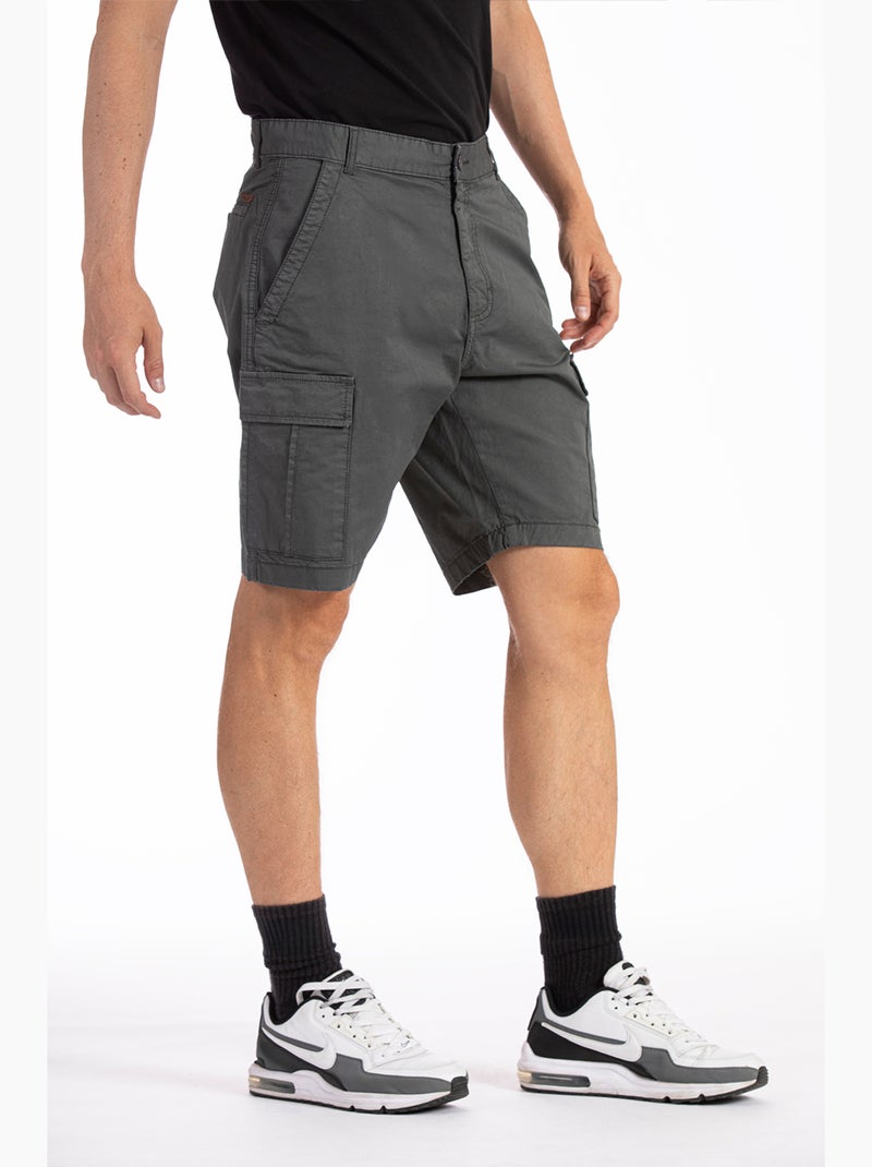 Bermuda Fibreflex®cargo fit FRANKY Grigio - Kiabi