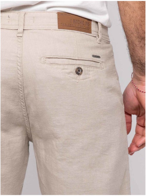 Bermuda in cotone slub BELKINO - Kiabi