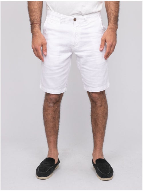 Bermuda in cotone slub BELKINO - Kiabi