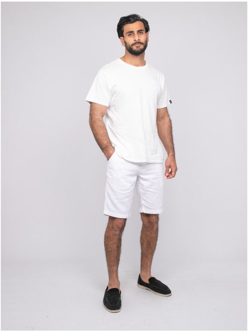 Bermuda in cotone slub BELKINO - Kiabi