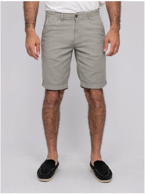 Bermuda in cotone slub BELKINO - Kiabi