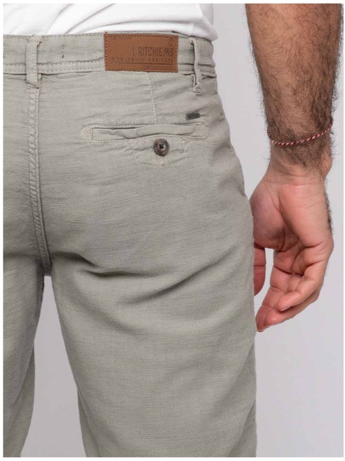 Bermuda in cotone slub BELKINO - Kiabi