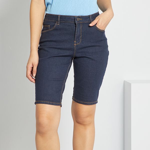 Bermuda in denim Donna dalla 38 alla 52 - BLU - Kiabi - 12,00€