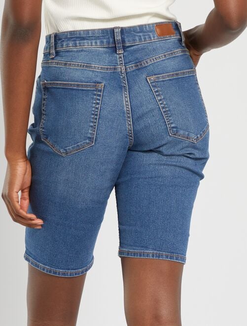 Bermuda in denim - BLU - Kiabi - 12.00€