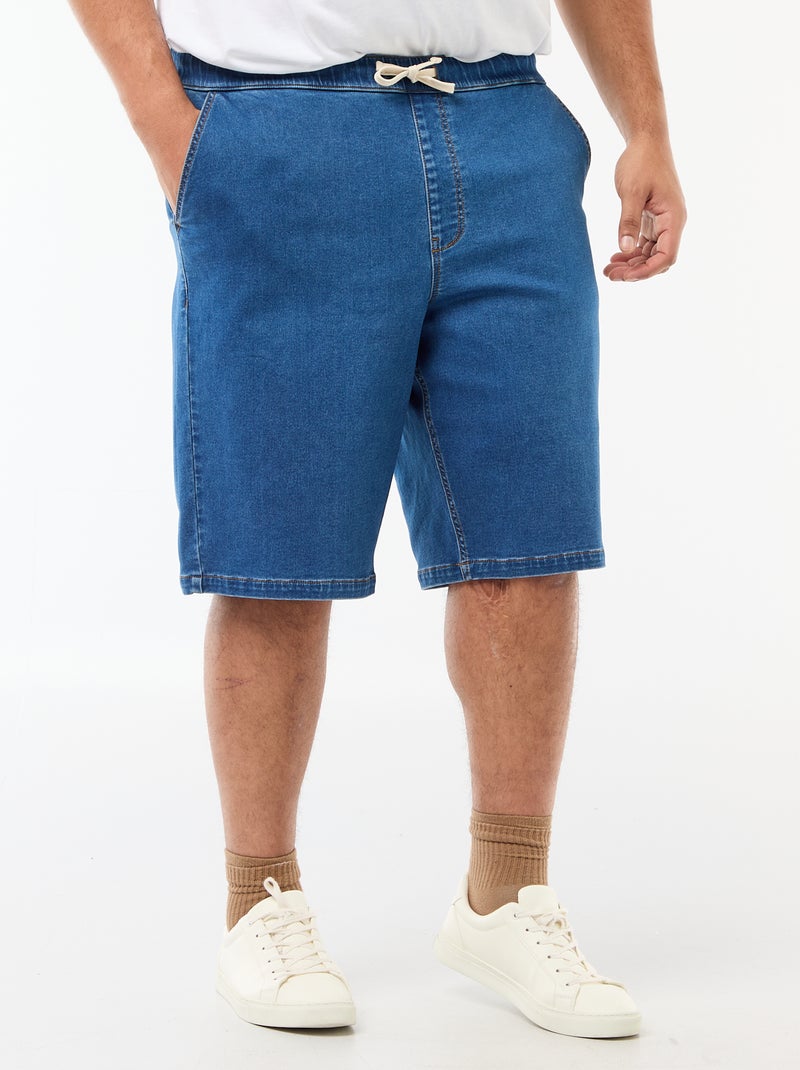 Bermuda in denim Blu - Kiabi