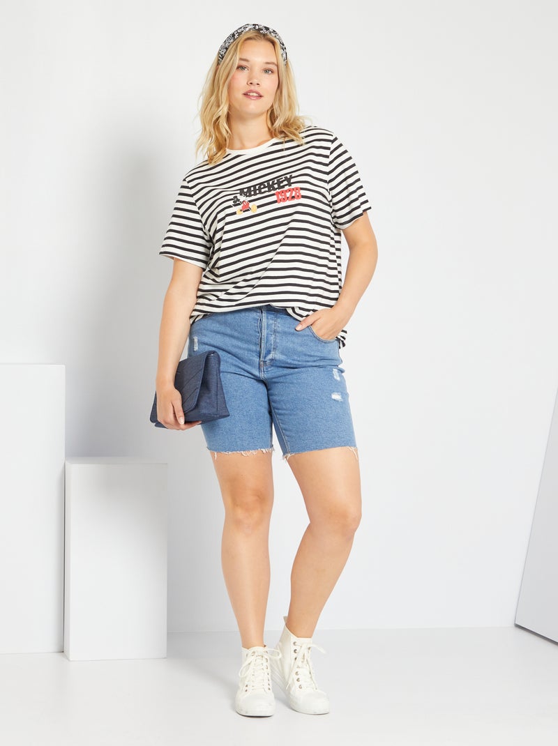 Bermuda in denim BLU - Kiabi