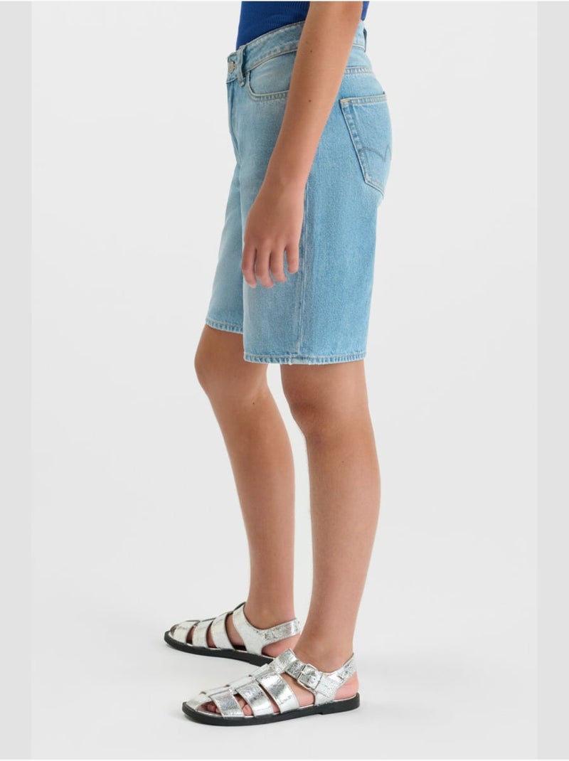 Bermuda in denim BOURDON Blu - Kiabi
