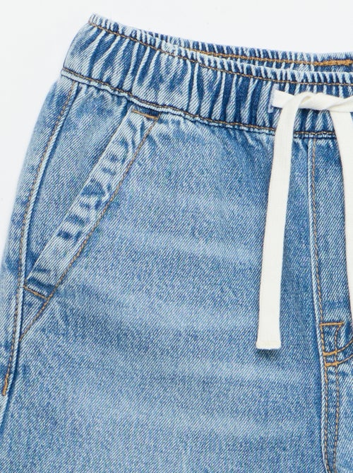 Bermuda in denim con coulisse - Kiabi