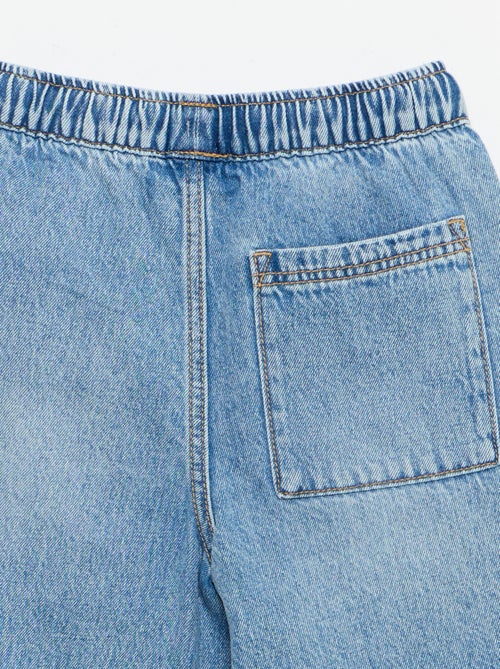 Bermuda in denim con coulisse - Kiabi