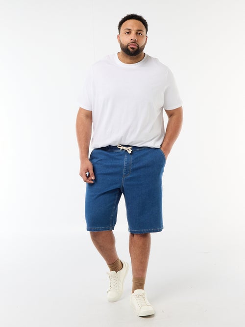 Bermuda in denim con coulisse - Kiabi
