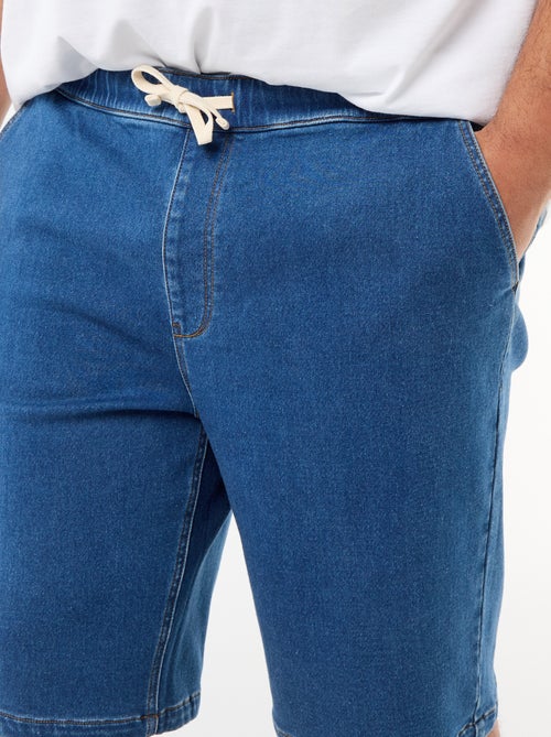 Bermuda in denim con coulisse - Kiabi