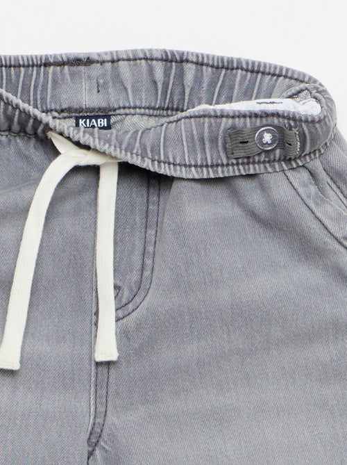 Bermuda in denim con coulisse - Kiabi