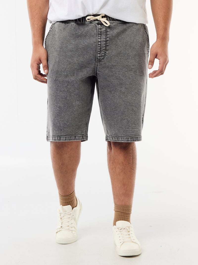 Bermuda in denim Grigio - Kiabi
