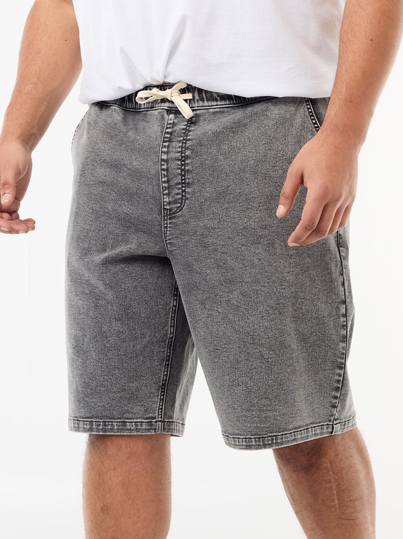 Bermuda in denim Grigio - Kiabi