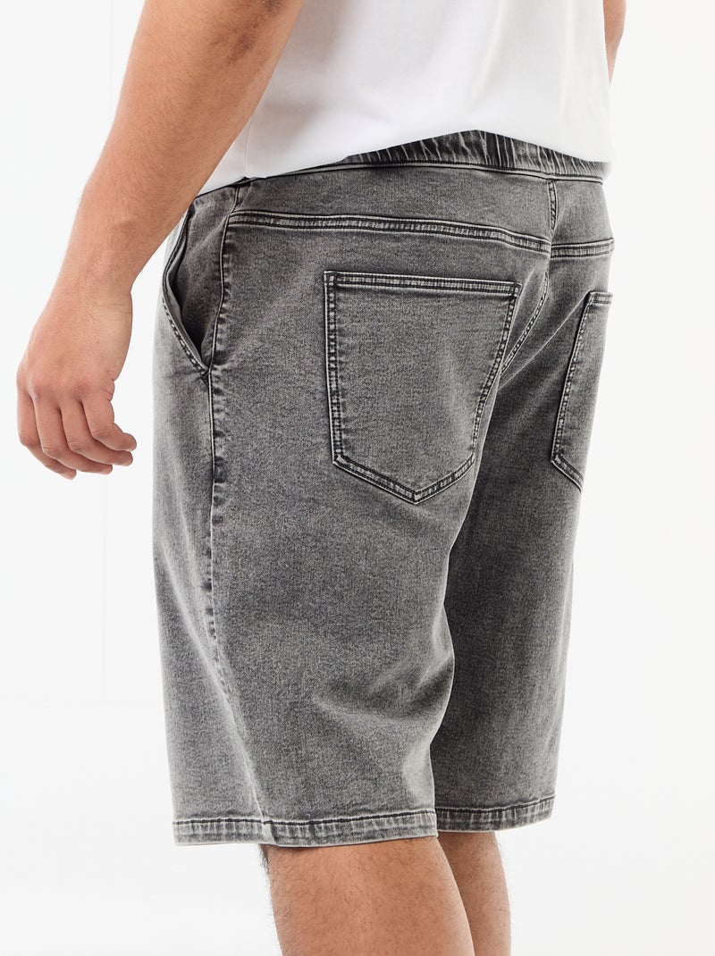 Bermuda in denim Grigio - Kiabi