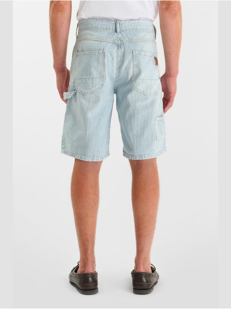 Bermuda in denim KUREL2 Bianco - Kiabi