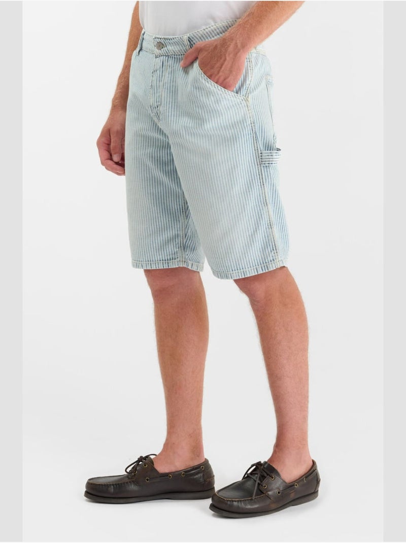 Bermuda in denim KUREL2 Bianco - Kiabi