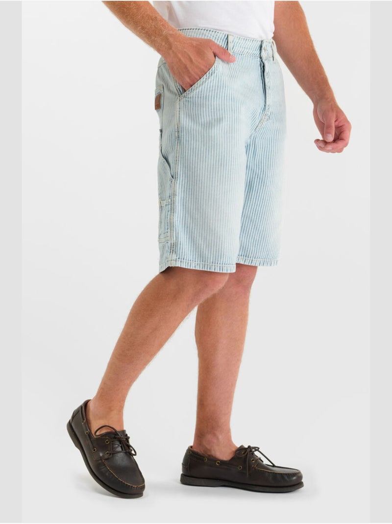 Bermuda in denim KUREL2 Bianco - Kiabi