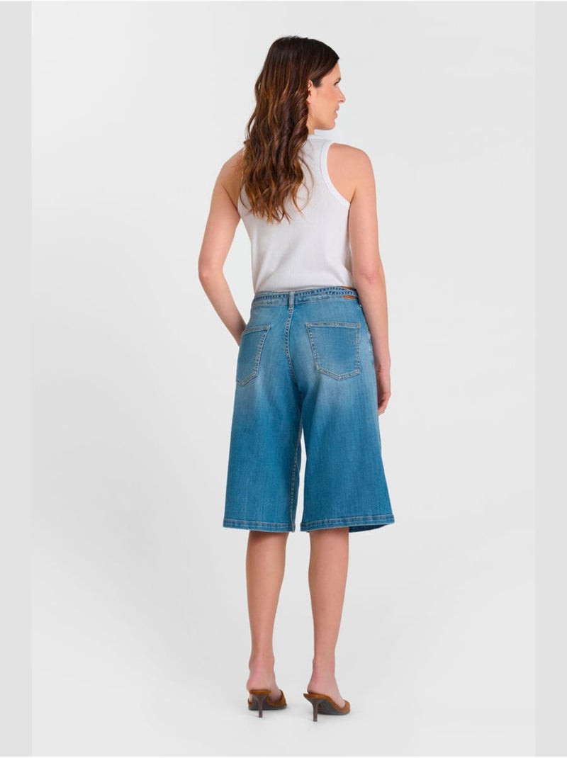 Bermuda in denim LAZARET Blu - Kiabi