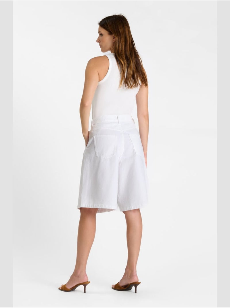 Bermuda in denim LOVA Bianco - Kiabi