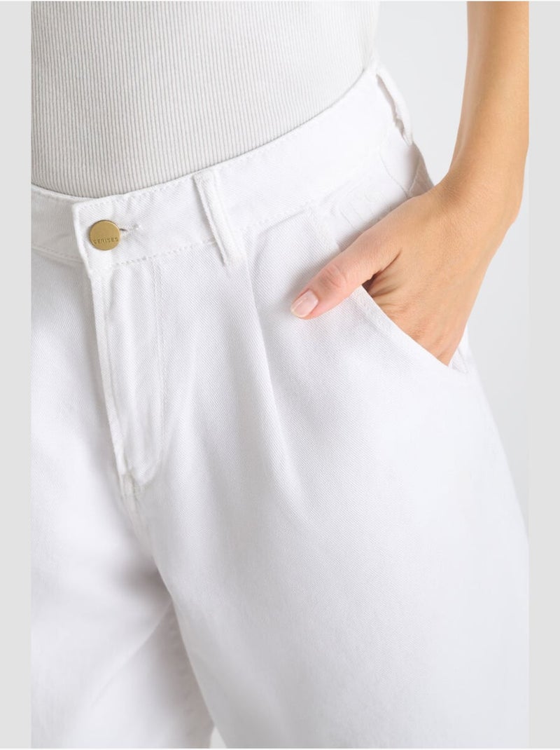 Bermuda in denim LOVA Bianco - Kiabi