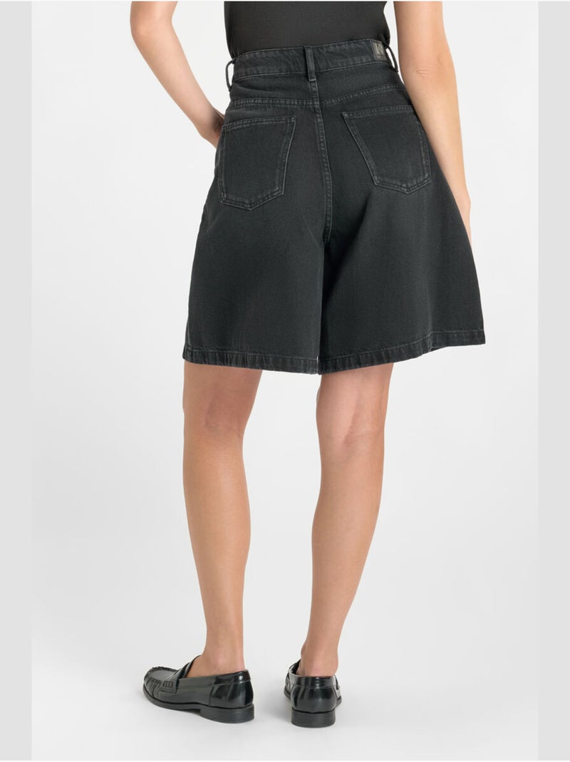 Bermuda in denim LOVA Nero - Kiabi