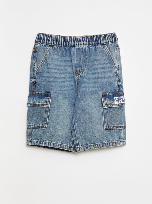Bermuda in denim multitasche - Kiabi