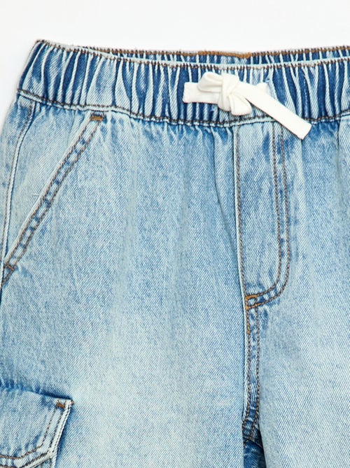 Bermuda in denim multitasche - Kiabi
