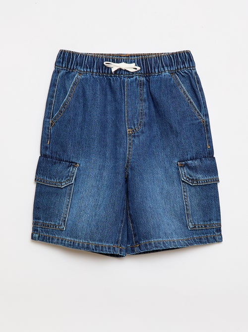 Bermuda in denim multitasche - Kiabi