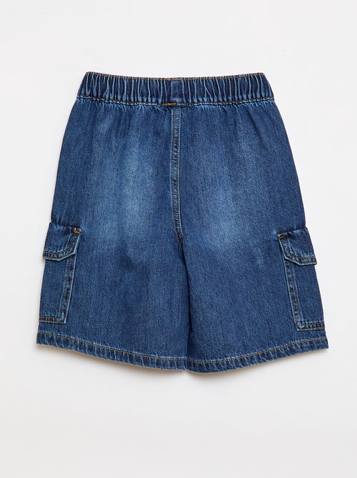 Bermuda in denim multitasche - Kiabi