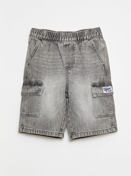 Bermuda in denim multitasche - Kiabi