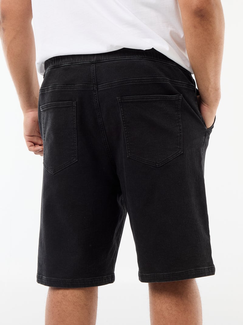 Bermuda in denim Nero - Kiabi