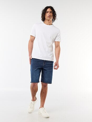 Bermuda in denim slim fit