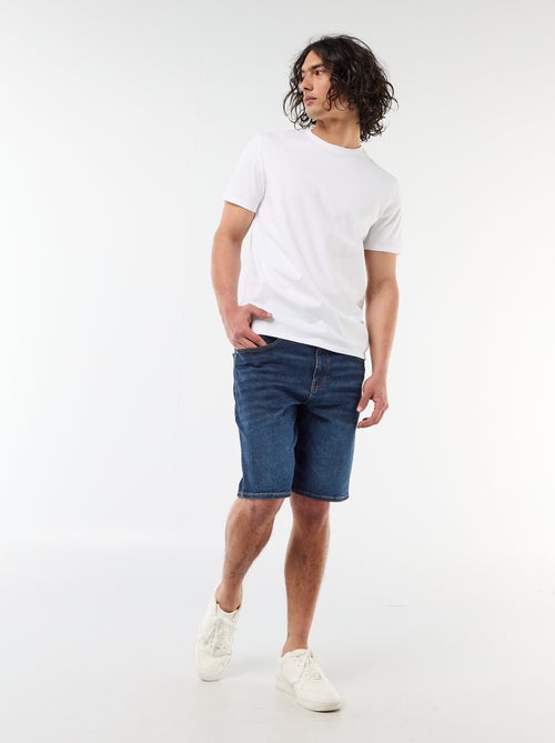 Bermuda in denim slim fit - Kiabi