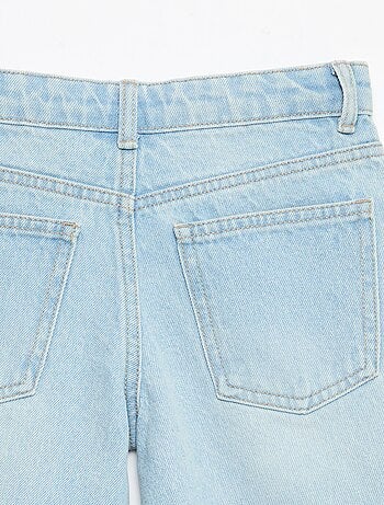 Bermuda in denim slim fit elasticizzato in cotone