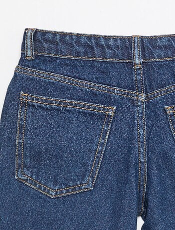 Bermuda in denim slim fit elasticizzato in cotone