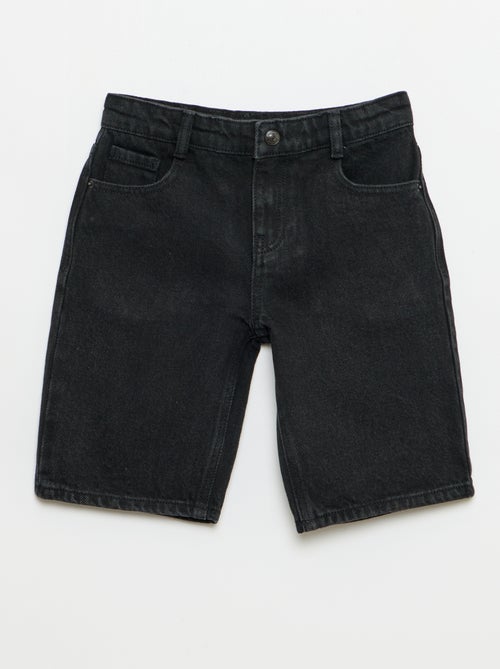 Bermuda in denim slim fit elasticizzato in cotone - Kiabi