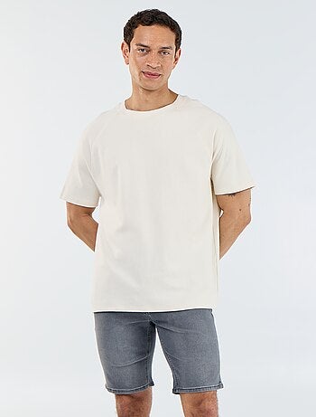 Bermuda in denim slim fit